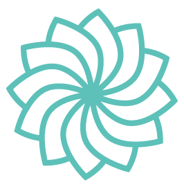 flor turquesa